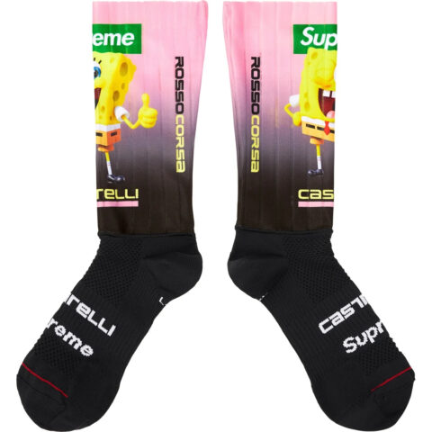 Supreme Sponge Baby, Collaboration Cycling Socks Unisex