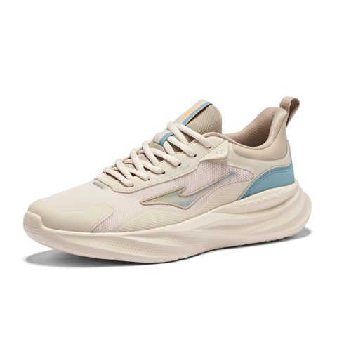Erke Cushioning Lightweight Rebound Cushioning Lightweight Rebound Low top Casual Running Shoes Men’s Gray Blue
