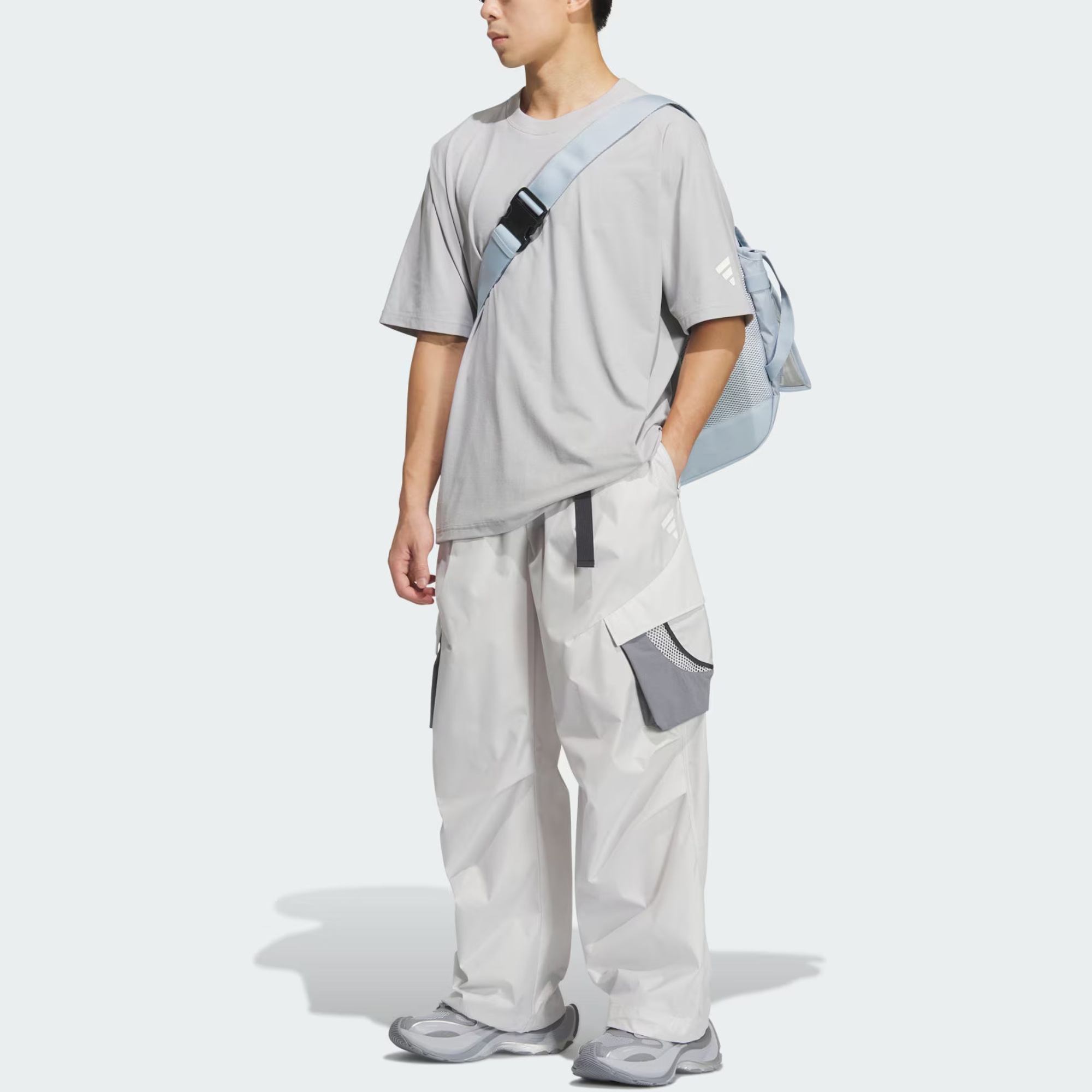Adidas FOS TRACKSUIT BOTTOMS Sports Pants Men’s Light Gray
