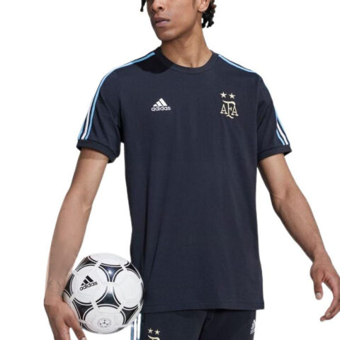 Adidas Argentina Soccer Jerseys Men’s Black Thin Straight Fit