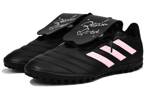 Adidas GOLETTO VII Abrasion Resistant Soccer Shoes Unisex Black Pink