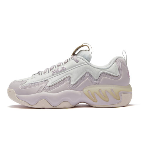 FILA FUSION Low top Vintage Basketball Shoes Women’s Light Gray Purple