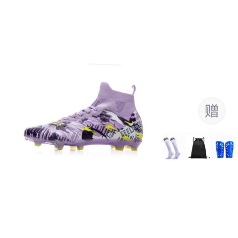 FEELACES FG Rubber Long Studs TF Rubber Broken Studs Artificial Ground, Indoor Soccer Shoes Unisex