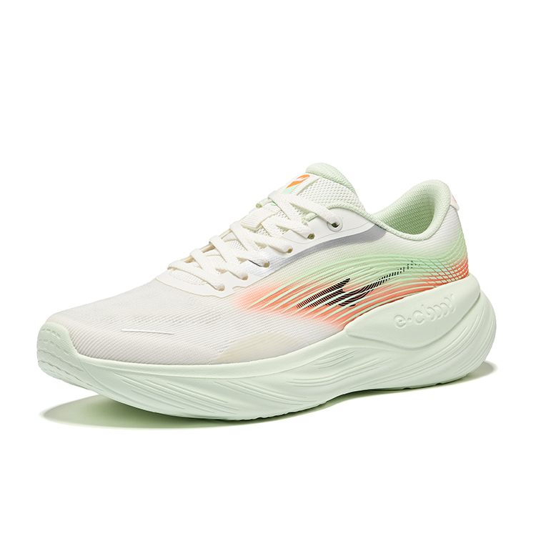 Erke Sofa Running Shoes Men’s Low Top Microcrystalline White Ice Lime Green