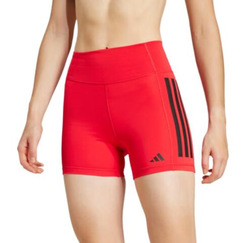 Adidas Free Shipping With AdiClub Optime 3 Stripes 1/4 Short Leggings