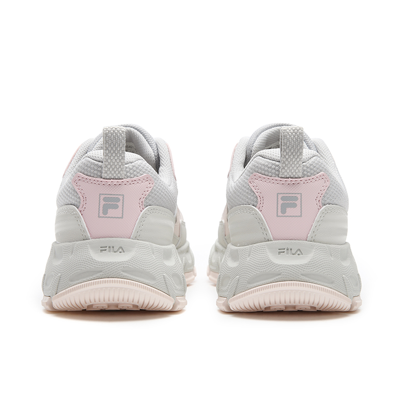 FILA Ravagement 3 Cushioning Slip Resistant Abrasion Resistant Lightweight Low top Running Shoes Women’s Gray Pink