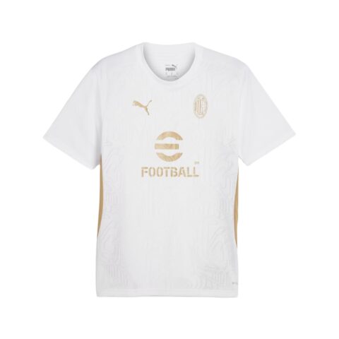 PUMA x AC Milan Football FW24 Soccer Jersey Men’s White/Gold