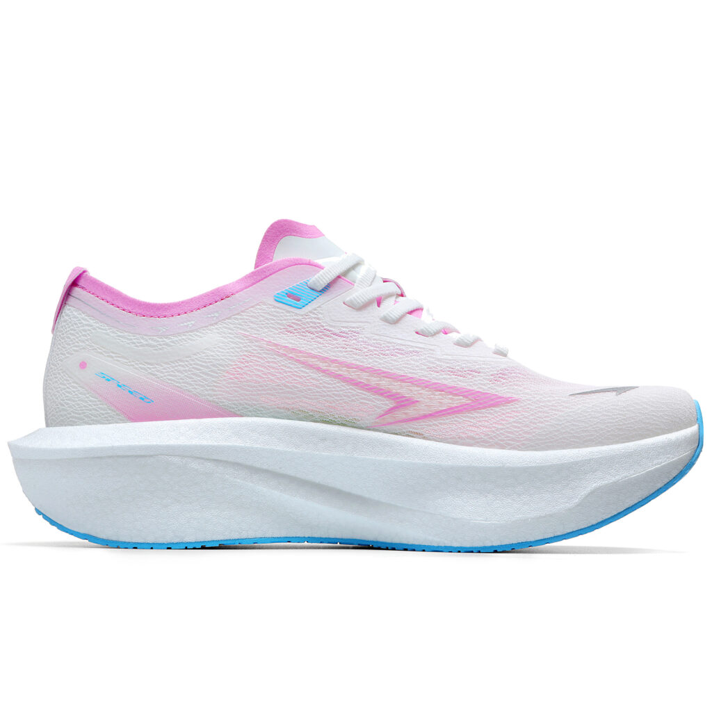 MEIKE Running Shoes Unisex Low Top Pink Blue Phantom