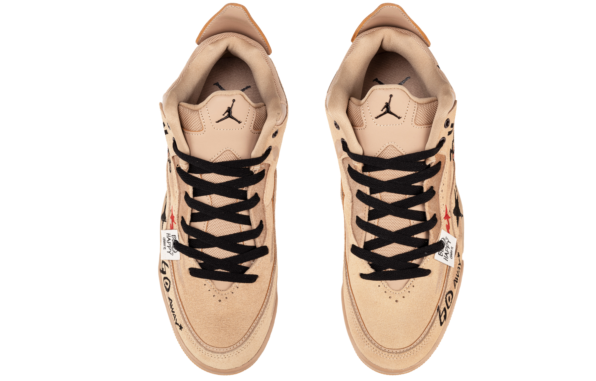 Jordan Courtside 23 Leather Abrasion Resistant Mid top Vintage Basketball Shoes Men’s Brown