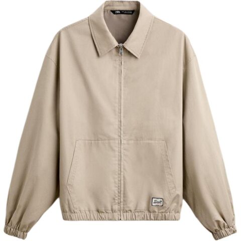 ZARA Jackets & Coats Men’s Raw White