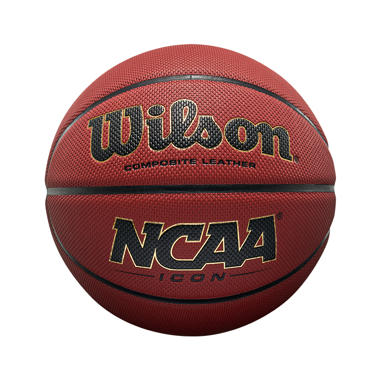 Wilson NCAA Pu Basketball Red Brown Size 7 Ball Training Unisex