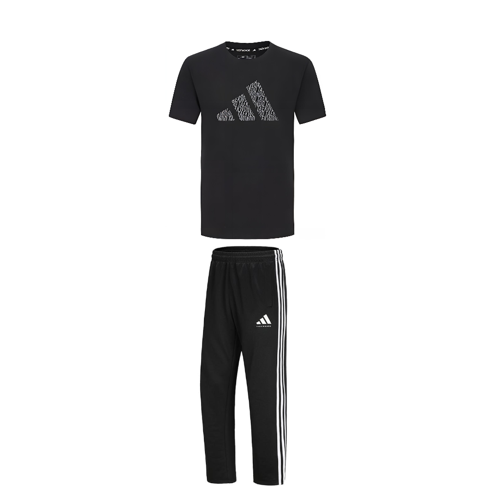 Adidas Taekwondo Casual Sportswear Unisex Black