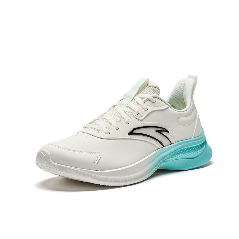 Anta Hydrogen Run Slip Resistant Abrasion Resistant Low top Running Shoes Men’s White Blue
