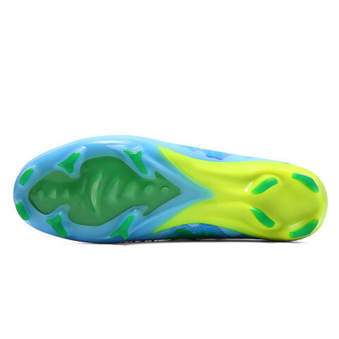 ATAY Cushioning Abrasion Resistant Cushioning, Wear Resistant Soccer Shoes Unisex Blue