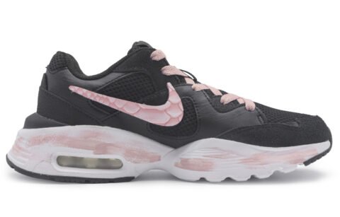 Nike Air Max Fusion Slip Resistant Abrasion Resistant Low top Running Shoes Women’s Black