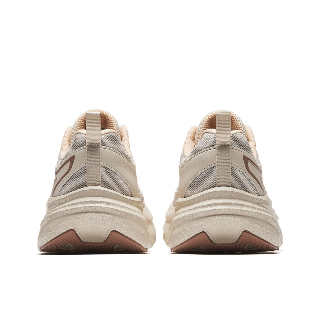 Anta Textile, Synthetic Leather Breathable And Slip Resistant Casual Fashion Trend Women’s Chalk