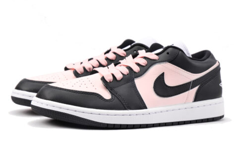 Jordan Air Jordan 1 Slip Resistant Coverage Low top Vintage Basketball Shoes Women’s Pink
