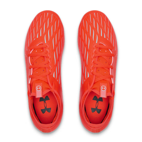 Under Armour Magnetico Select 4 Soft And Comfortable FG Firm Ground Abrasion Resistant Soccer Shoes Unisex Red