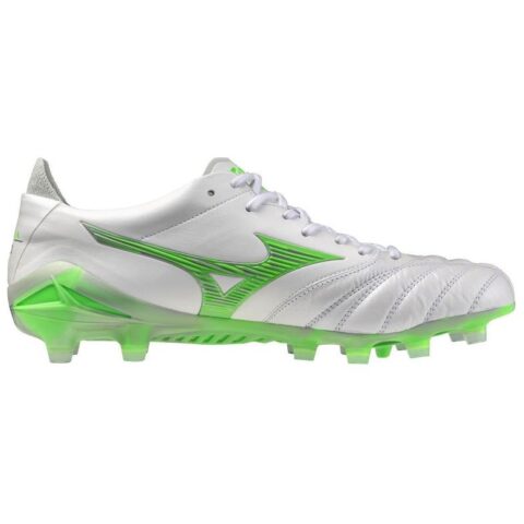 Mizuno Morelia Neo 4 Slip Resistant Abrasion Resistant Soccer Shoes Unisex White Green