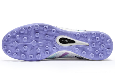 KELME Quick Spark 5.0 TF Turf Soccer Shoes Unisex White Multicolor