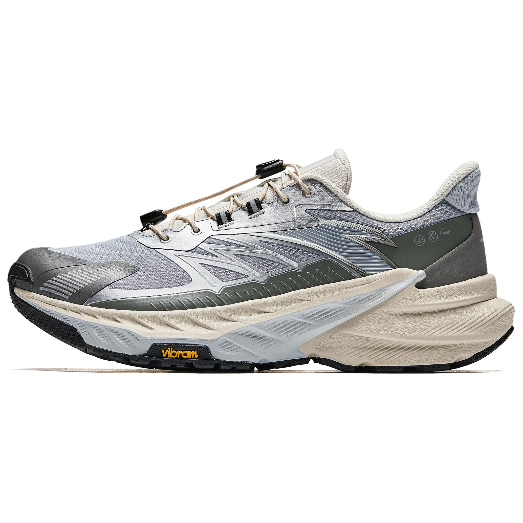 Anta Wild Exploration Cushioning Slip Resistant Cushioning Slip Resistant Low top Running Shoes Men’s White Gray