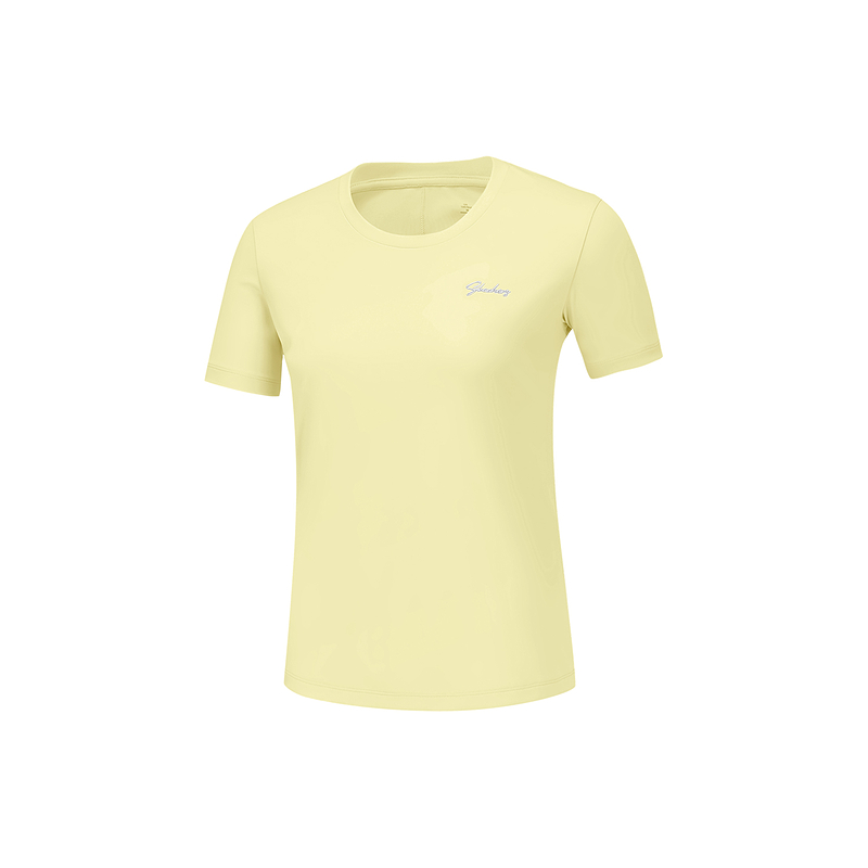 Skechers GODRI T Shirt Women's Pink Yellow