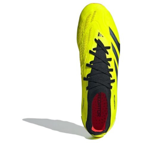 Adidas PREDATOR 24 HG Hard Ground Artificial Turf Rubber Soccer Shoes Men’s Yellow Black
