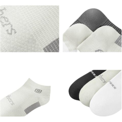 Skechers Sports League Collection Ankle Socks Unisex 3 Pack Multicolor