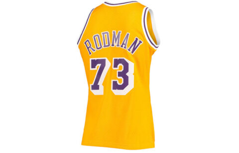 Mitchell & Ness Dennis Rodman Los Angeles Lakers 1998 99 Hardwood Classics Swingman Jersey