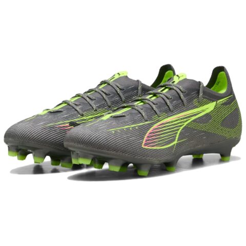 PUMA Ultra 5 Pro Artificial Turf Soccer Shoes Men’s Silver Yellow