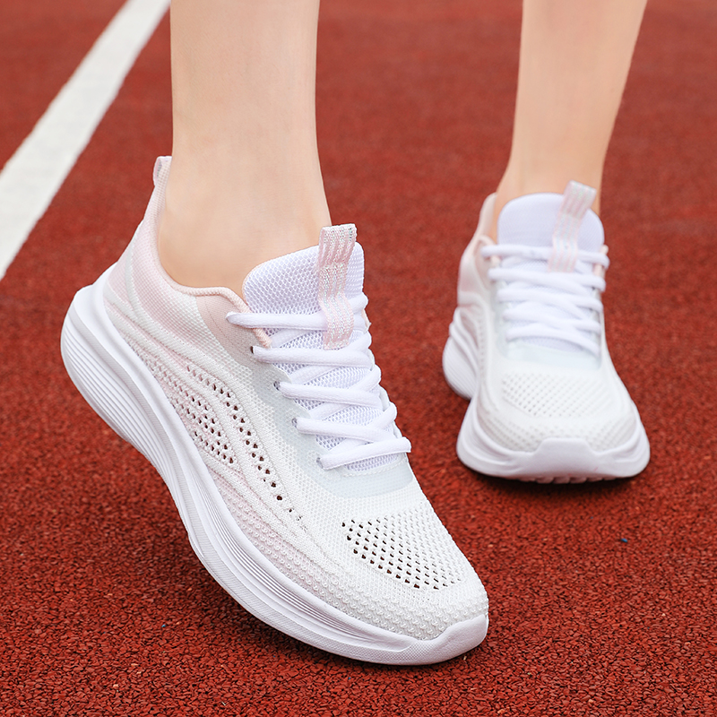 BIANSULONG Cushioning Slip Resistant Abrasion Resistant Low top Casual Running Shoes Women’s