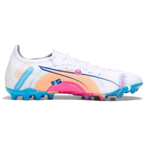 PUMA Ultra 5 MG Multi Ground Soccer Shoes Unisex White