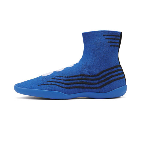 EQLZ EQUALIZER Fabric Lightweight Anti Slip High top Vintage Basketball Shoes Unisex Blue