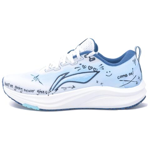 Li Ning Red Hare 8 Low top Marathon Training Physical Fitness Test & Exam Running Shoes Men’s Blue White