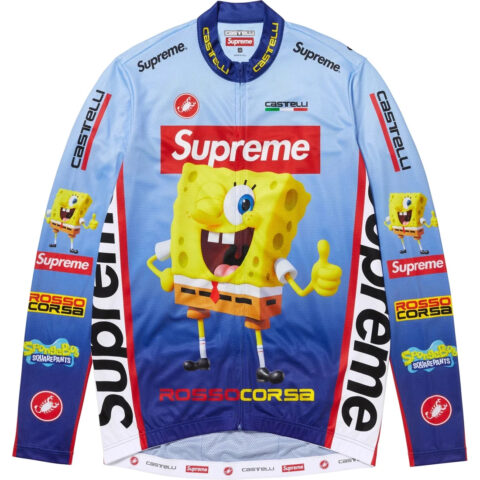 Supreme x SpongeBob SquarePants x Castelli® printed cycling top