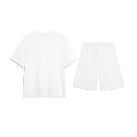 Li Ning Casual Sportswear Unisex White+White