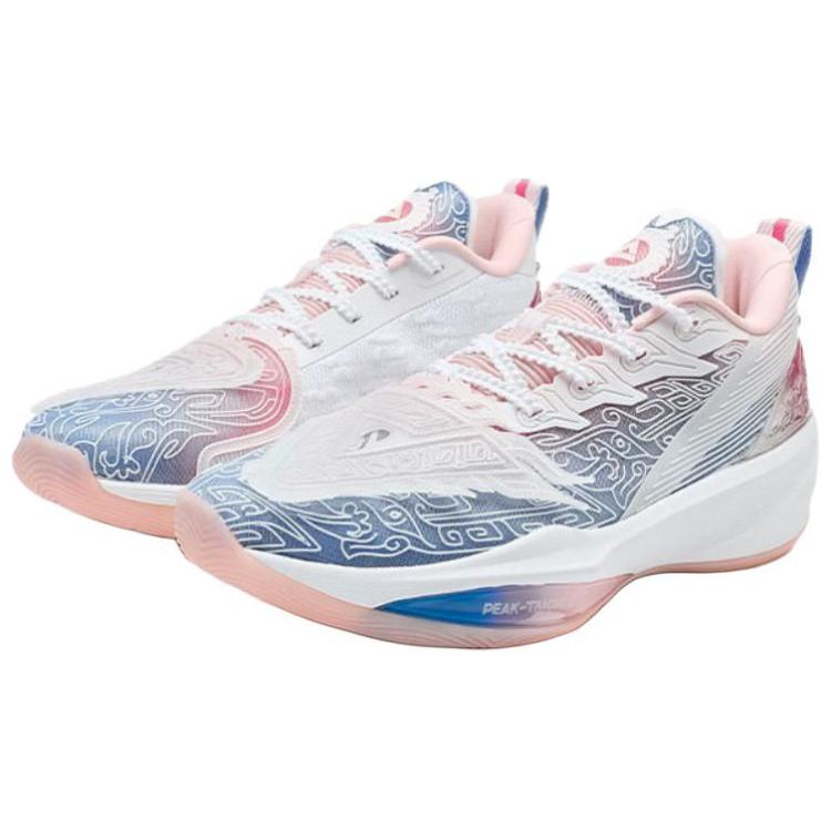 PEAK Taichi Triangle 3.0 Basketball Shoes Men’s Low Top Royal Blue/Rose Red/Baymax