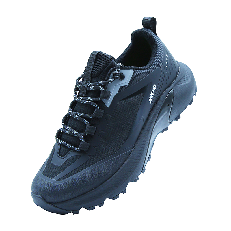 JNDO Slip Resistant, Abrasion Resistant, Breathable Low top Sprint Running Shoes Unisex Blue Black