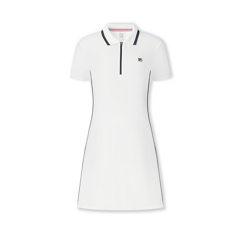FILA Tennis Tops Women’s Jade White Lapel Moderate