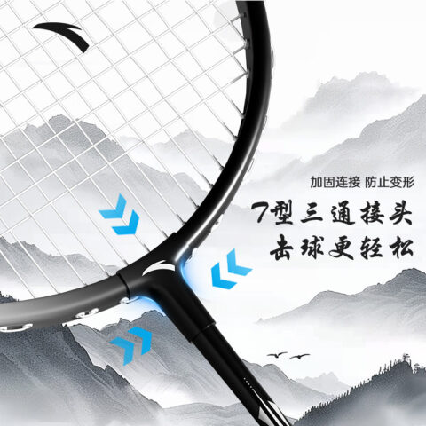 Anta Aluminum Alloy Badminton Rackets Control Type All around Defense Entry level 1U/G4