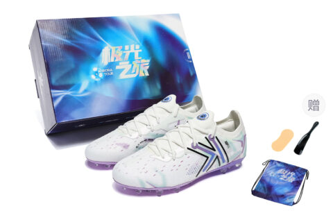 KELME Quick Spark 5.0 MG Multi Ground Soccer Shoes Unisex White Multicolor