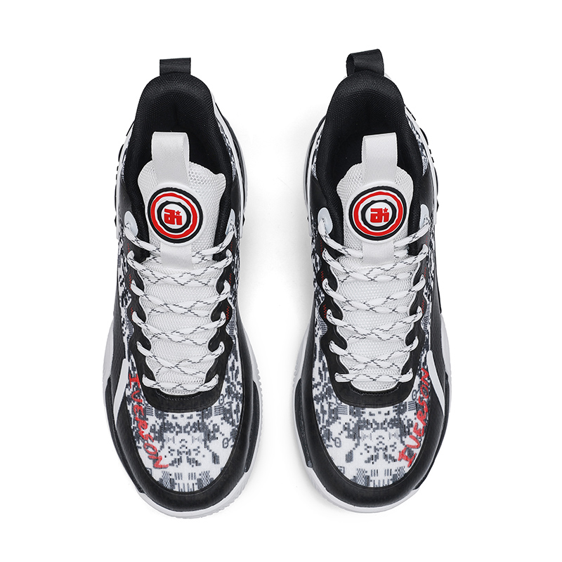 IVERSON Low top Basketball Shoes Unisex Meteorite Gray And Black