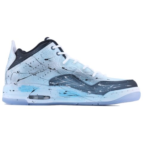 Jordan Courtside 23 Concord Bamboo Cloud Leather Mid top Vintage Basketball Shoes Men’s White Blue Black