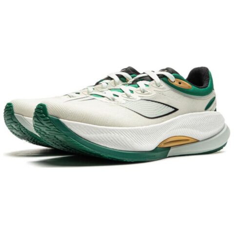 Li Ning Yueying 4 PRO TPU Slip Resistant Abrasion Resistant Low top Running Shoes Men’s White Green