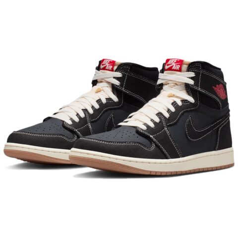 Jordan Air Jordan 1 High top Vintage Basketball Shoes Men’s Black