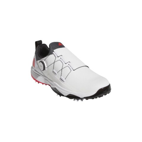Adidas Power Synthetic Leather Slip Resistant Abrasion Resistant Low top Golf Shoes Men’s White