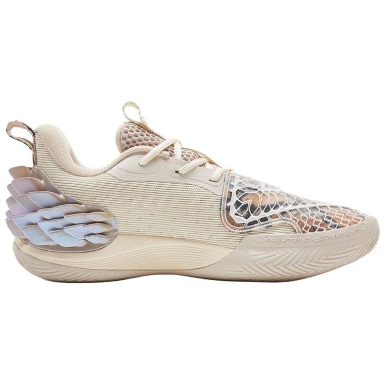 PEAK Taichi Triangle 4.0 Basketball Shoes Men’s Low Top Floral Gray Brown