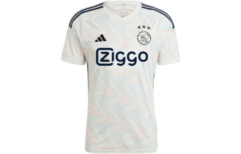 Adidas Ajax Amsterdam Soccer Jerseys Men’s Bright White Moderate Straight Fit