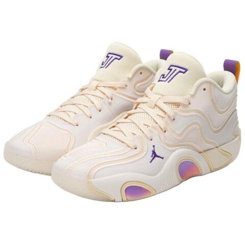 Jordan Tatum 3 Low top Basketball Shoes Men’s Ecru