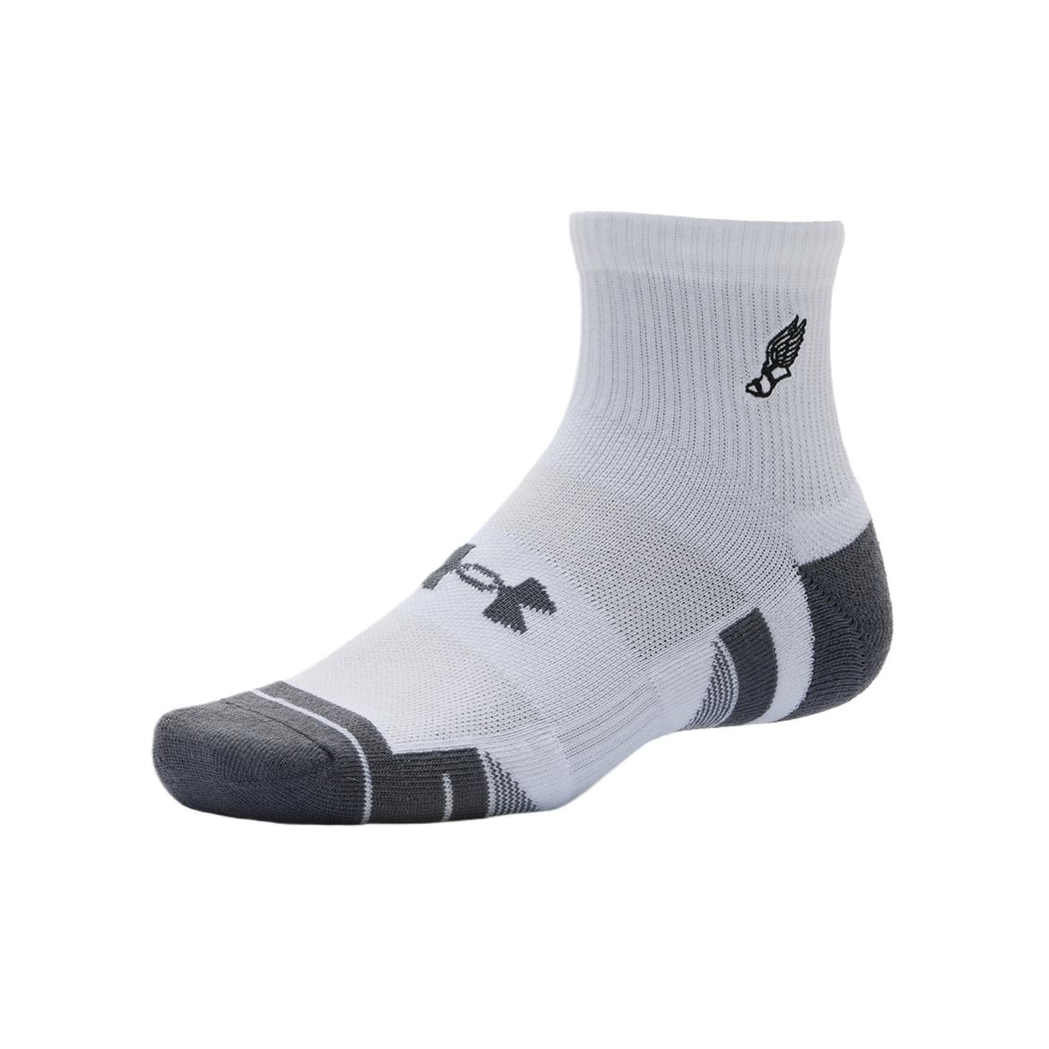 Under Armour PerformanceTech UA Crew Socks Unisex 3 Pack White